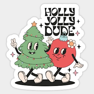 Holly Jolly Christmas Sticker